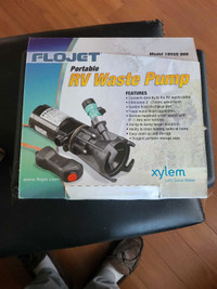 New RV waste pump 