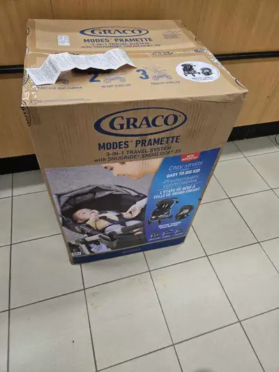 brand new in box graco modes pramette stroller bassinet car set, View more