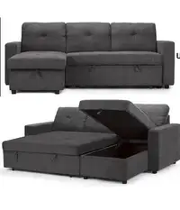 **SPECIAL PRICE** New In Box Sofa Bed with Storage
