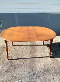 Solid wood table 