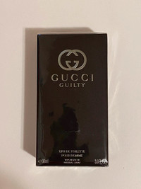 GUCCI GUILTY FOR MEN 90ml/3OZ EAU DE TOILETTE WITH GUCCI POUCH