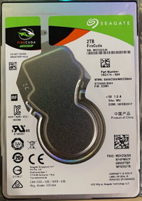 Seagate FireCuda 2TB 2.5” SATA III Hard Drive