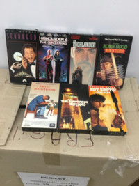 Mixture of comedy and adventure VHS TAPES