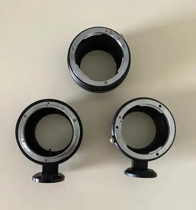 Sony Lens Adapters FD to NEX / Pentax F to NEX / Nikon to NEX, View more