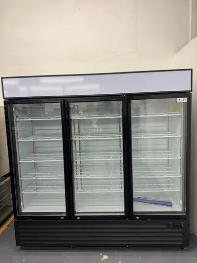 3 glass door cooler new, View more