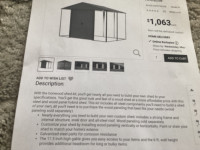 Garden Shed for Sale