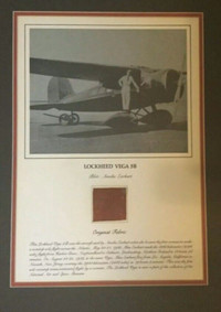 SMITHSONIAN RELIC SERIES AMELIA EARHART LOCKHEED VEGA