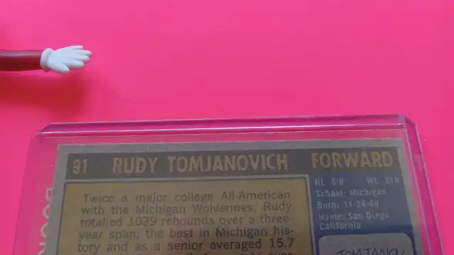 1971-72 Topps Rookie RUDY TOMJANOVICH Basketball Card #9163234577844609124