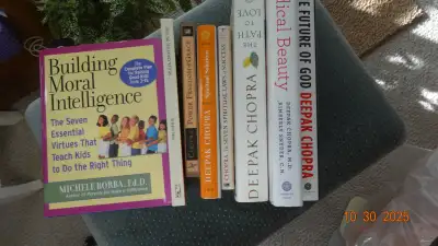 Deepak Chopra set books, 6, spiritual , two  other authors, View more