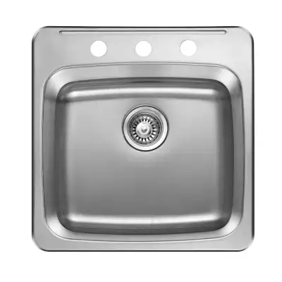 SS Single bowl, 10” Drop-in Laundry sink 20”x20” for $99!, View more
