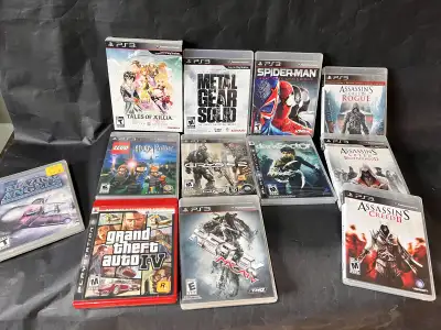 CIB Spider-Man Shattered Dimensions 110$ Metal Gear Solid The Legacy Collection CIB 65$ Limited Edit...