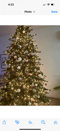 Arbre de Noël / Xmas tree 9pieds/ 9 feet