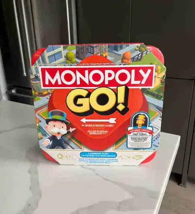 Get ready to roll the dice with this brand-new Monopoly Go! board game, a fast-dealing property trad...
