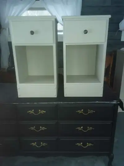 Pair of Wooden Night Tables, View more