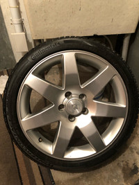 7 spoke alloy rims, tires not included