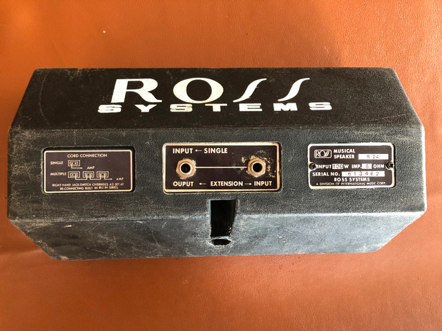 ROSS Systems Speaker R-24 100w Personal Monitor , PA Amp Vintage in Pro Audio & Recording Equipment in Hamilton - Image 2