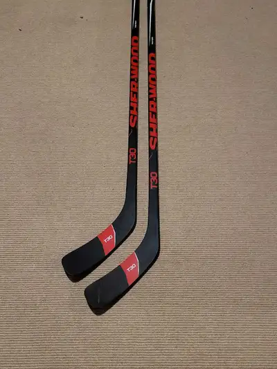 2 new RH Sherwood T30 composite hockey sticks, View more