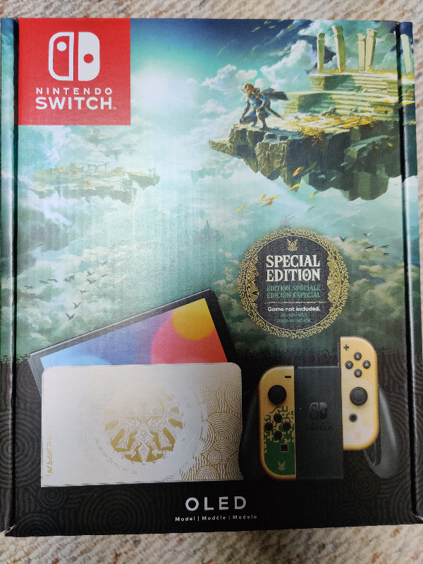 Nintendo Switch OLED - The Legend of Zelda Tears of the Kingdom ...