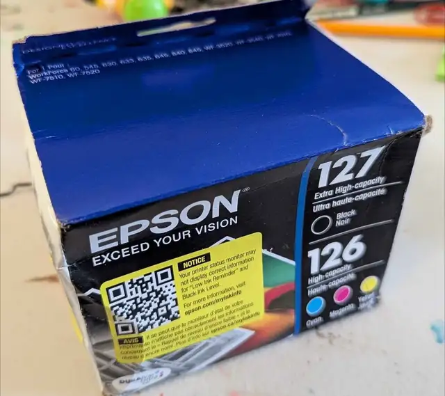 Genuine Epson Inks for Colour Printer in Printers, Scanners & Fax in Oshawa / Durham Region - Image 2