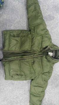 REI / MEC Down jacket size T2 plus Gordini snow mittens