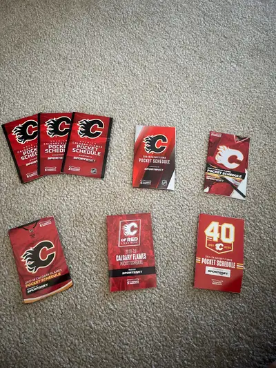 Old Flames Pocket Schedules, View more