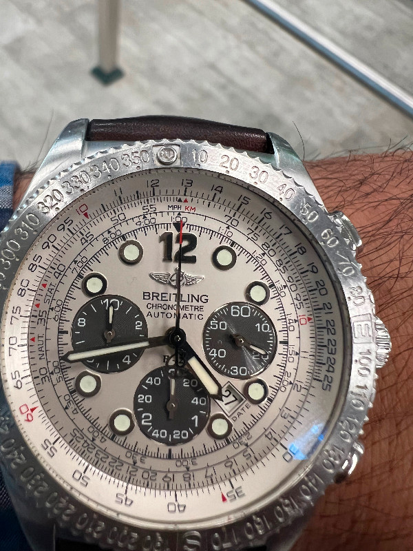 Breitling automatic chronograph B 2 aviation watch in Jewellery & Watches in Hamilton - Image 2