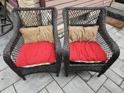 Patio wicker chairs , View more