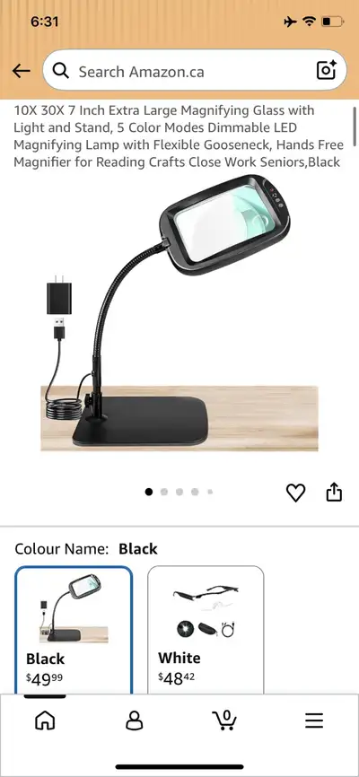 10X 30X 7 Inch Extra Large Magnifying Lamp, View more