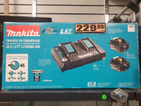 Chargeur de Batteries Makita avec 2 batteries