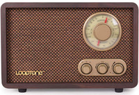 FM AM Radio Retro Wood Radio with Bluetooth Play Mp3 and Antenna