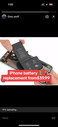 iPhone battery replacement 