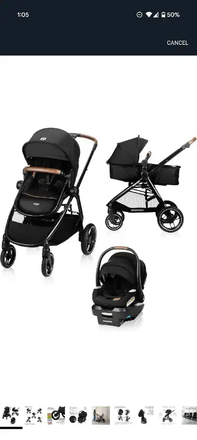 Brand new in box never used. Got two by mistake. Maxi-Cosi New Generation Zelia Luxe 5-in-1 Modular...
