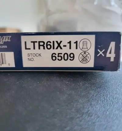 6 brand new Iridium spark plugs. Bought for 3.7 liter Ford V-6 , but will fit a variety of motors