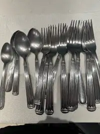 Stainless flatware in good condition
