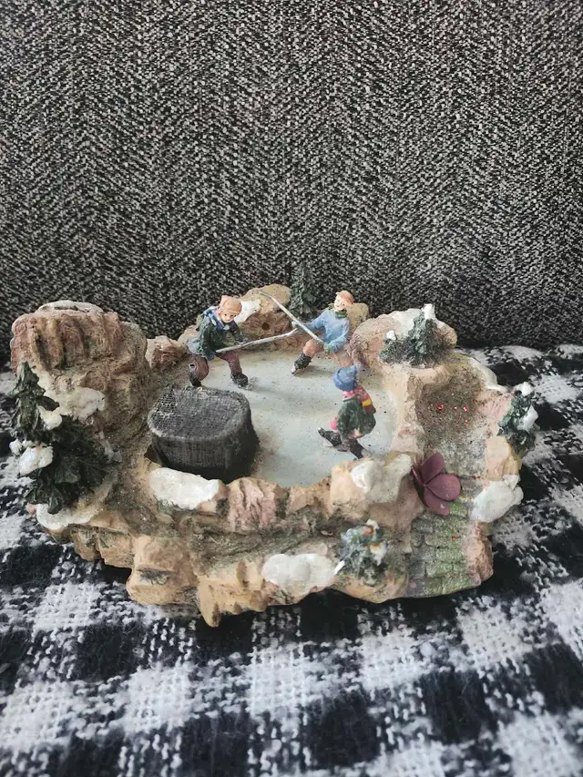 Hockey rink for Christmas Village