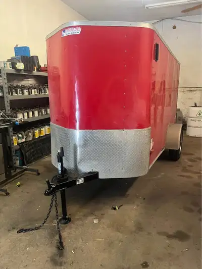 Motorcycle/Cargo trailer available for rent! 5x10 V-nose with ramp door $100 per day $250 per weeken...