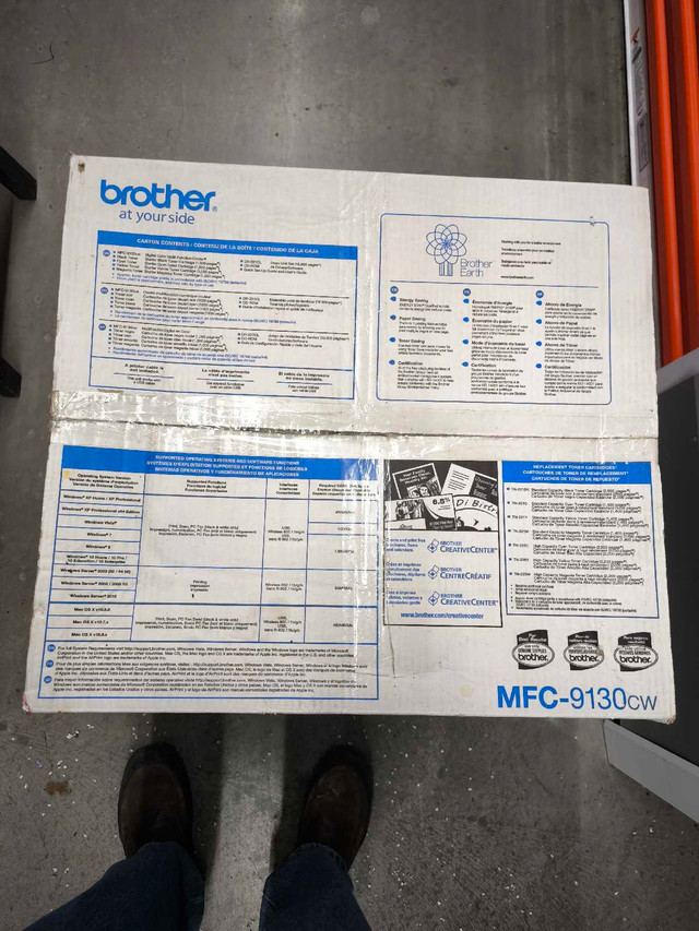 BROTHER MFC 9130cw color laser  scanner,  printer and multifunct dans Imprimantes, Scanneurs  à Ville de Montréal - Image 2