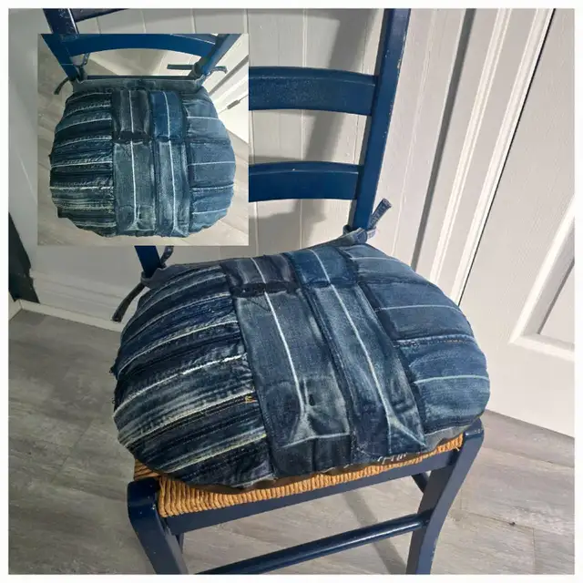 Custom Denim Chair Cushions in Dining Tables & Sets in Kingston - Image 8