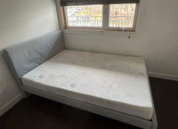 Full size memory foam mattress + frame