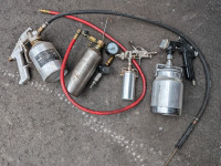 Four spray gun for air compressor Druckbecher/Alltrade/Craftman