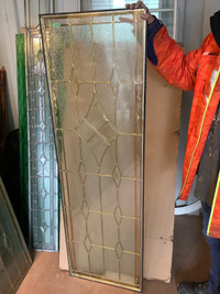 Decorative door lite glass - 20”x64”