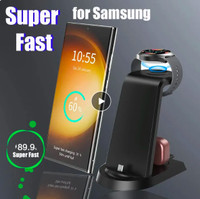 25W Super Fast Wireless Charger 3 in 1 for Type C Devices