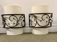 2 Wall Sconces 