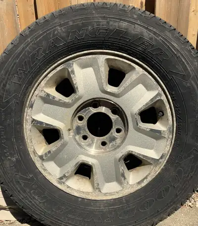 2x Goodyear Wrangler Fortitude HT 2 Tires, size 255/65R17 110T, brand new, never driven, professiona...