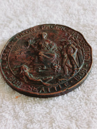 1909 Worlds Fair Bronze Medal