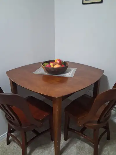 Table and chairs, View more