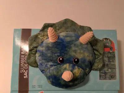 Snuggle up in style with this brand new HugFun Triceratops Slumber Bag, perfect for ages 3 and up! T...