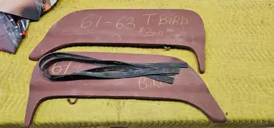 '61 - '63 Ford Thunderbird steel fender skirts with rubber. $300 for the set. Call 416-931-0174 if i...