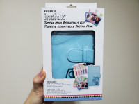 Instax Mini Essential Kit Photo Album Pegs Skins Blue Fujifilm