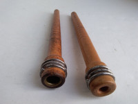 Antique Pair of Wooden Thread Spools